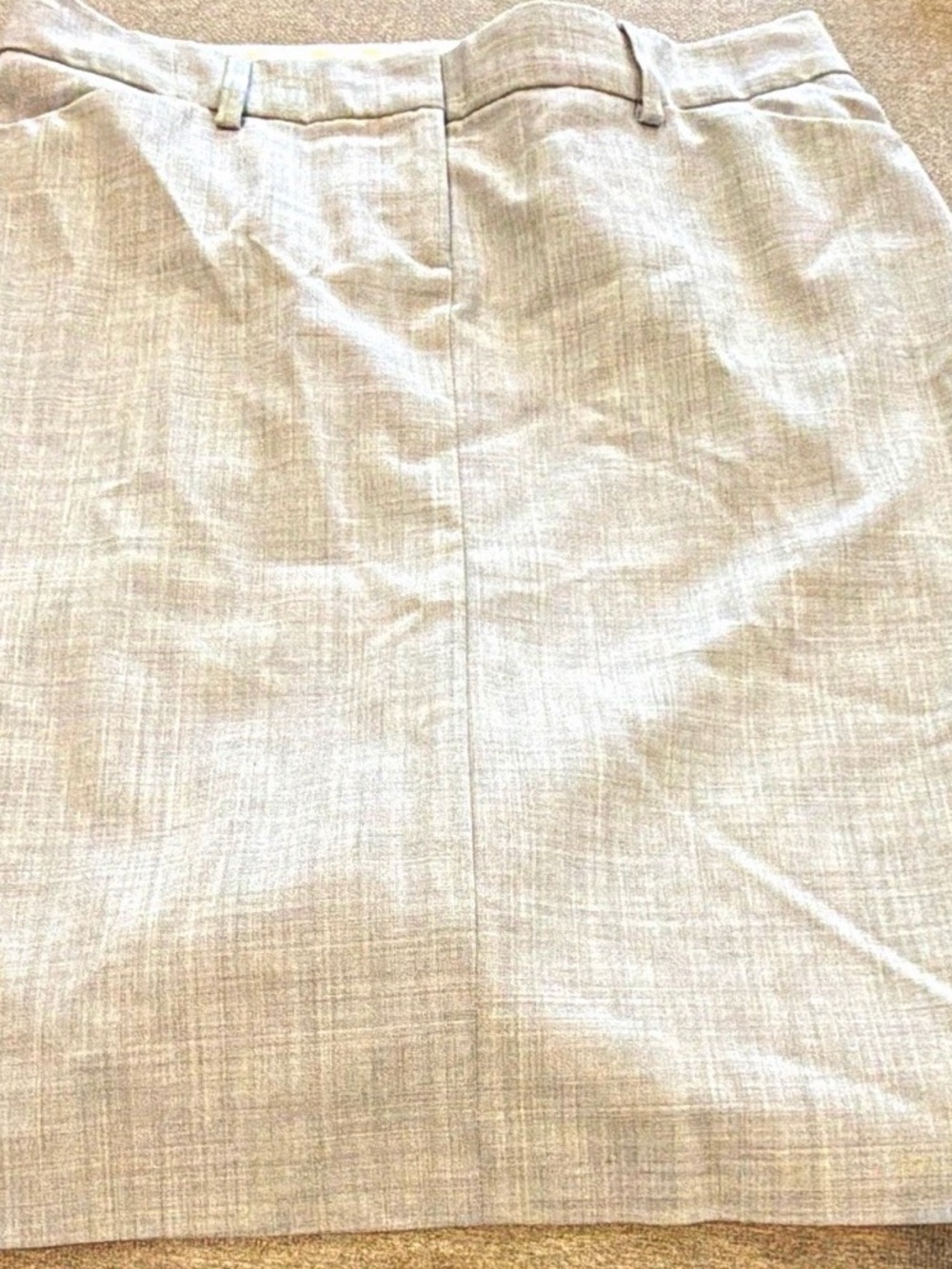 Express Light Gray Women's Chino Skirt